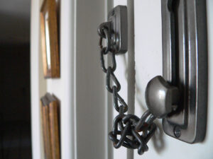 old feshion door chain